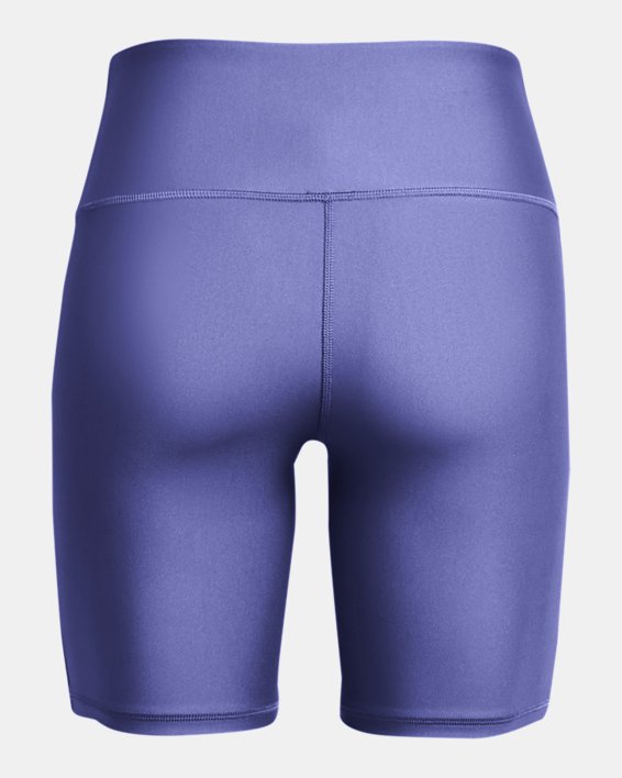 กางเกงขาสั้น HeatGear® Armour Bike สำหรับผู้หญิง in Purple image number 5